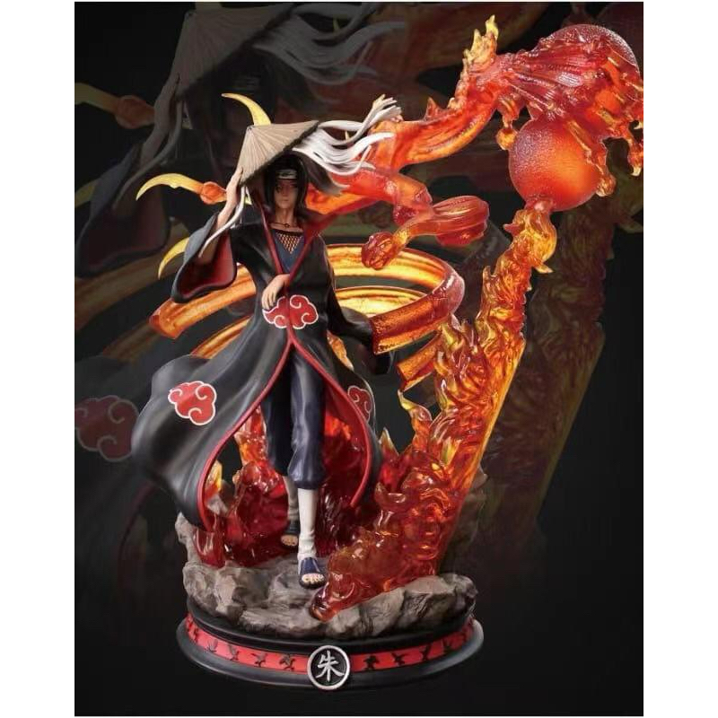action figure naruto diorama uchiha itachi susanoo