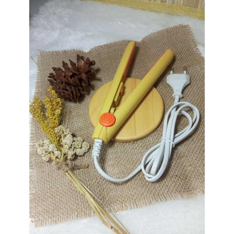 Catok Rambut Mini Pelurus Rambut mini /  Alat pelurus dan Curly Straight Hair mini Karakter Lucu