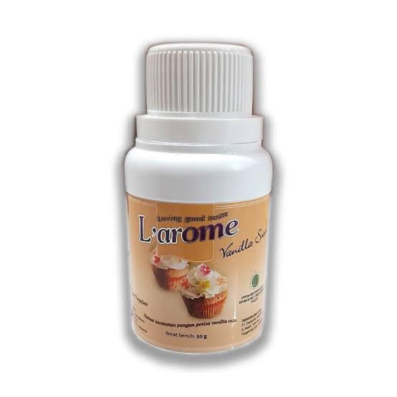

99283 L’arome Vanilla Milk Powder 50gram / Perisa Vanilla Susu Larome 81