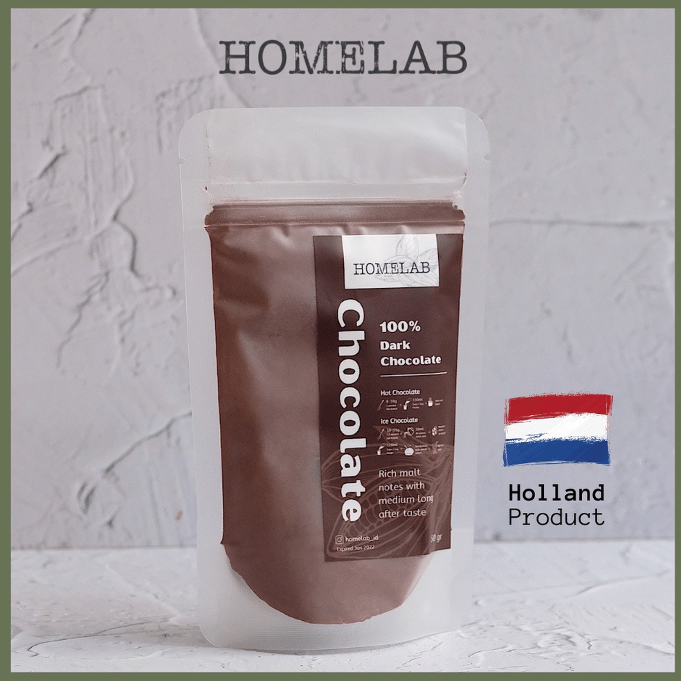 

➲ Homelab 100% Dark Chocolate Powder / Bubuk Coklat Asli Premium 50 Gr 5746