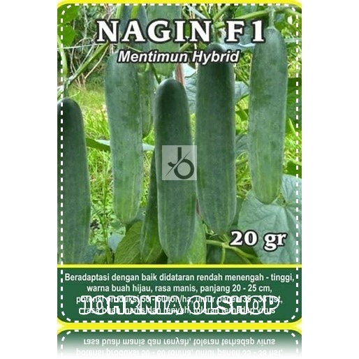 Johrnia 10 Benih Biji Timun NAGIN F1