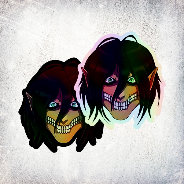 

STICKER HOLOGRAM ANIME ATTACK TITAN ATTACK ON TITAN (SHINGEKI NO KYOJIN)