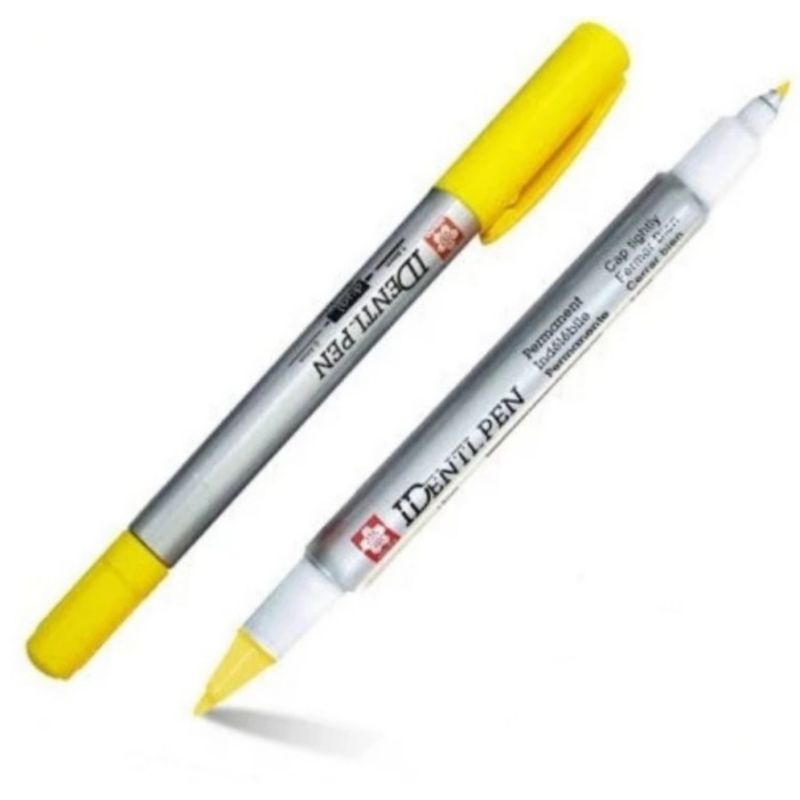

Sakura Identi Pen Dual Point Permanent Marker Yellow