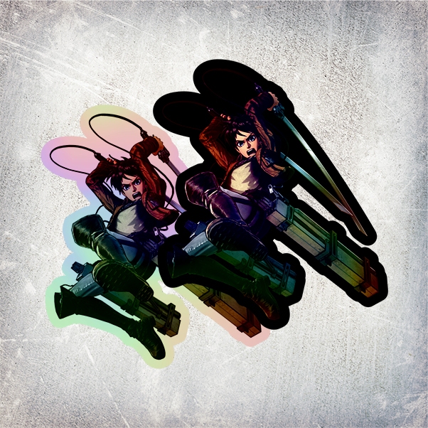 

STICKER HOLOGRAM ANIME EREN YEAGER ATTACK ON TITAN (SHINGEKI NO KYOJIN)