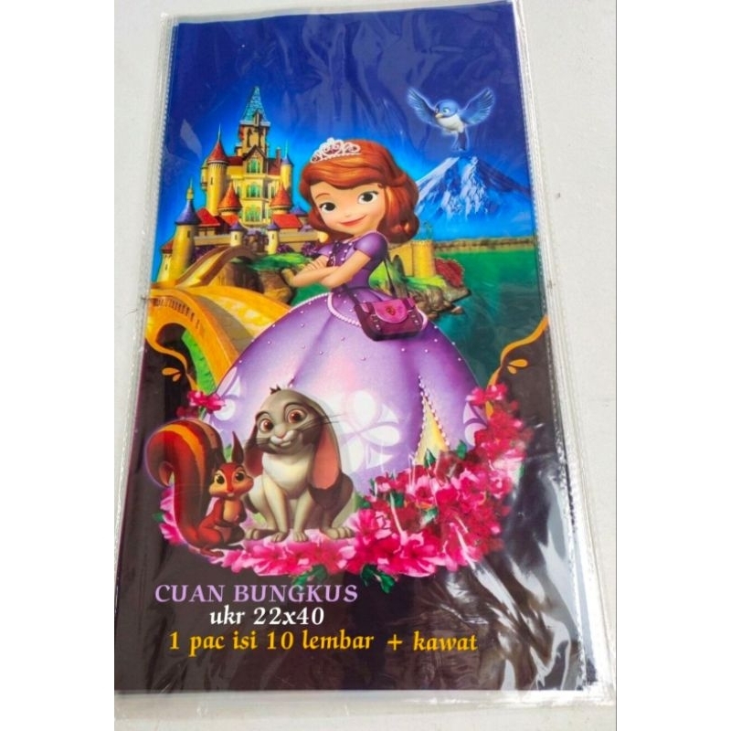 

Plastik Snack Ulang Tahun (ultah) princess Sofia / Plastik Karakter / Plastik OPP Sofia 10 pcs