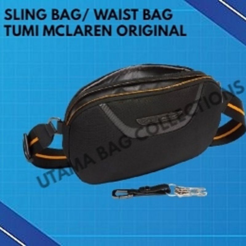 TUMI MCLAREN SLING BAG WAIST BAG CARBON