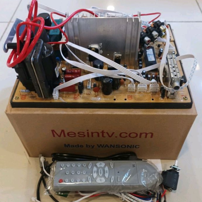 MESIN TV TABUNG 29 INCH ( BIASA CEMBUNG BUKAN SLIM ) MESIN TV COM BY WANSONIC