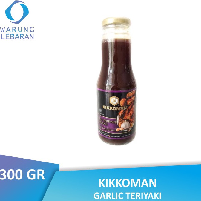 

K780 Kikkoman Garlic Teriyaki 300 GR - Saus Teriyaki Bawang - HALAL ➱Stock Banyak