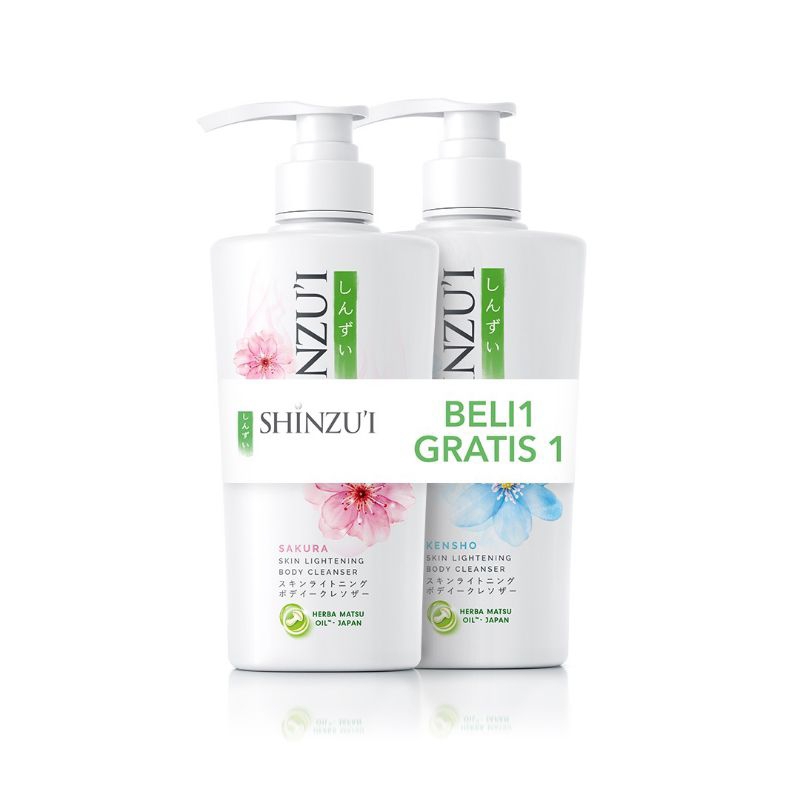 shinzui sabun cair botol 480 ml beli 1 gratis 1