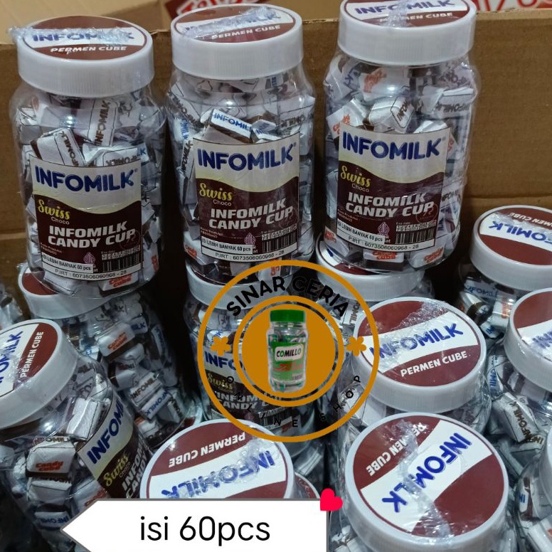 

BG6595 permen viral millo milo INFOMILK COKLAT isi 60 pcs 9463