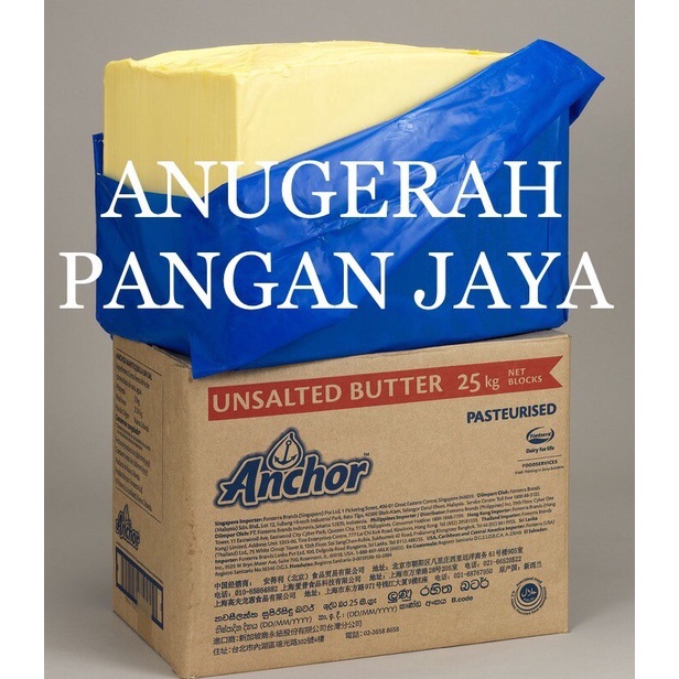 

MODEL BRO097 PROMOO ANCHOR Butter UNSALTED 1kg MPASI