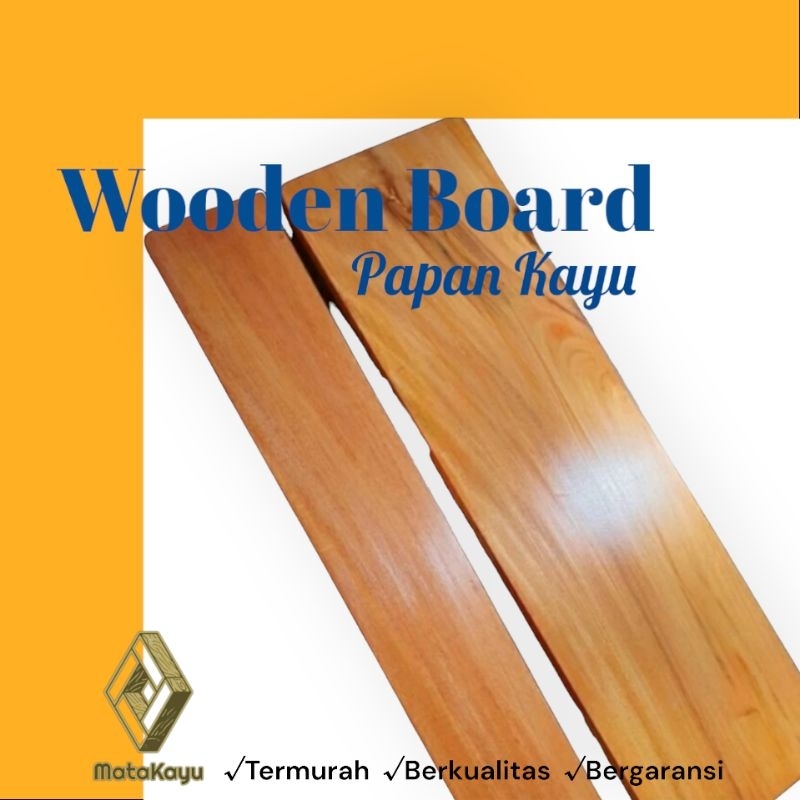 Papan kayu mahoni wooden board bahan kerajinan bahan furniture