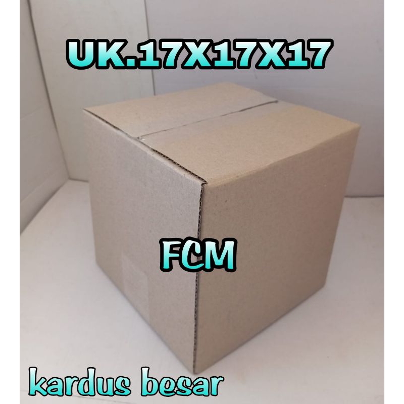 

kardus polos UK 17x17x17 kardus besar kardus packing