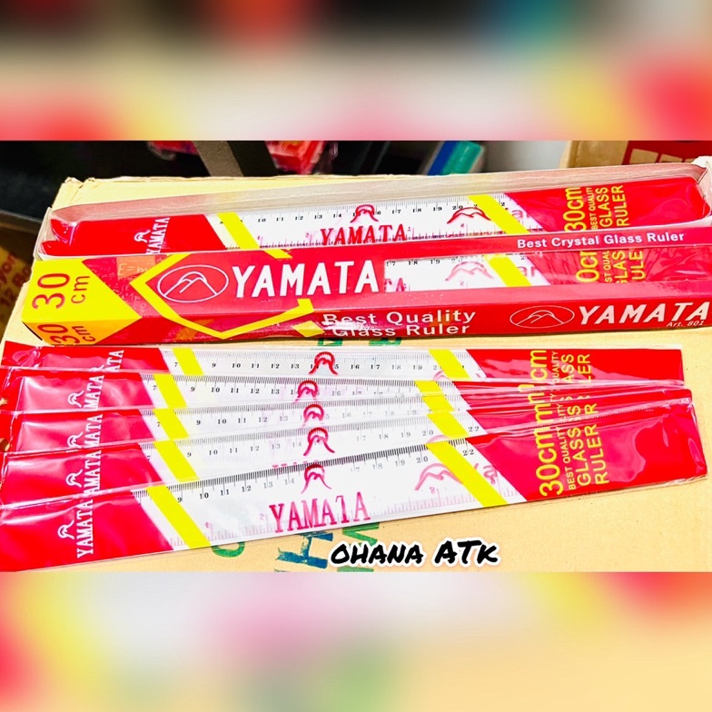 

34 [12 PCS] Penggaris Plastik 30 cm YAMATA 801 arspy