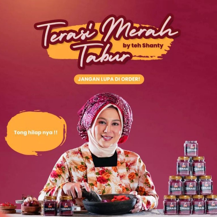 

58 TERASI MERAH TABUR TEH SHANTY yc9vn