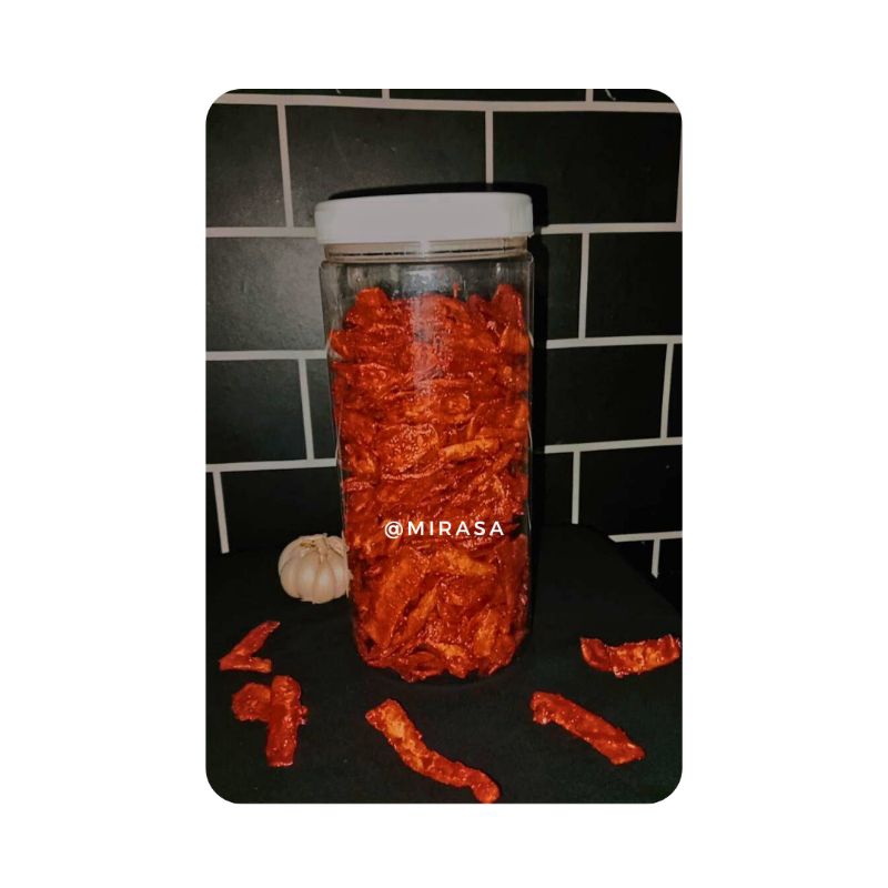 

KRIPIK SINGKONG PEDAS UKURAN 300 GR ENAK & GURIH