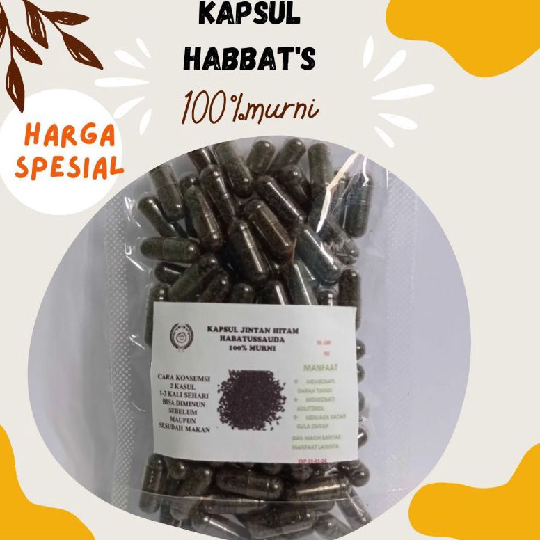 

ZZZ JINTAN HITAM KAPSUL/HABBATUSSAUDA ISI 100 KEMASAN STANDING POUCH ksp9w