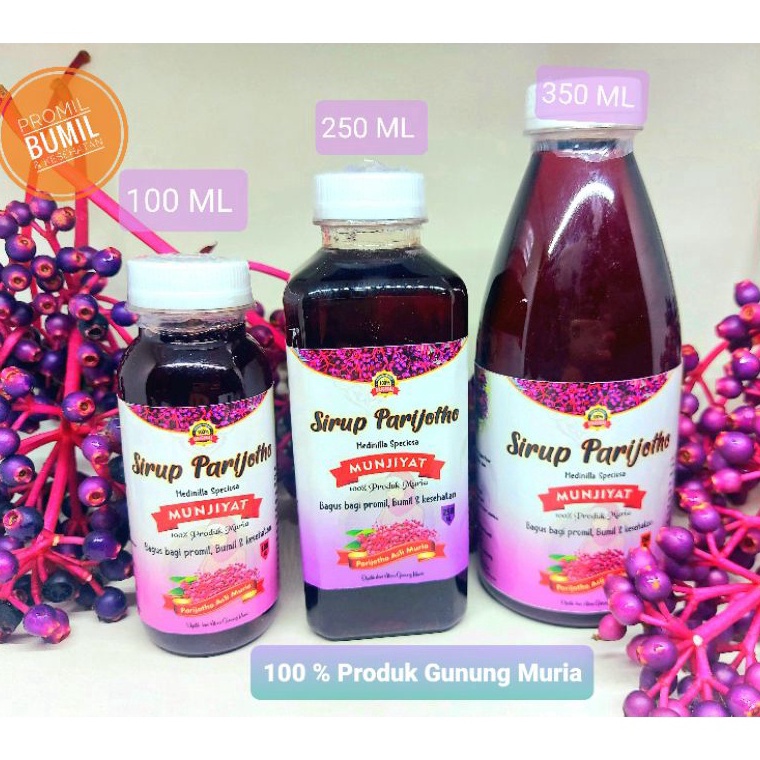 

Sirup Parijoto Promil Asli Muria 100 Ml 250 Ml 350 Ml Munjiyat Parijotho Asli Produksi Gunung Muria 79