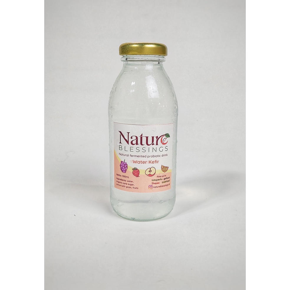 

[✪V30>] Water Kefir Original Nature Blessings Natural Fermented Probiotic Drink 300ml [48]