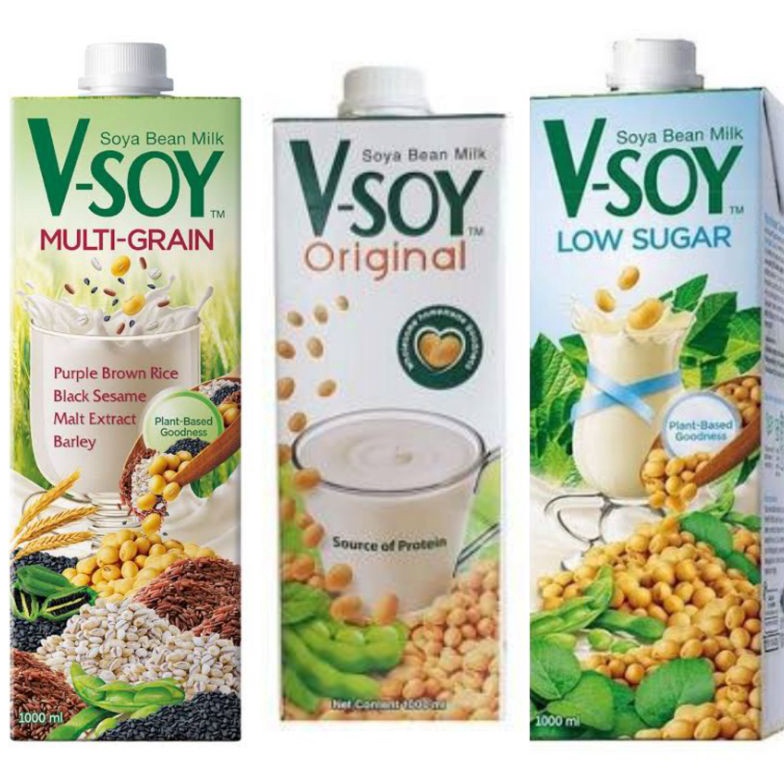

Best Pr0duk Vsoy 1 liter susu kedelai/v-soy original+vsoy multi grain+vsoy low fat [96]