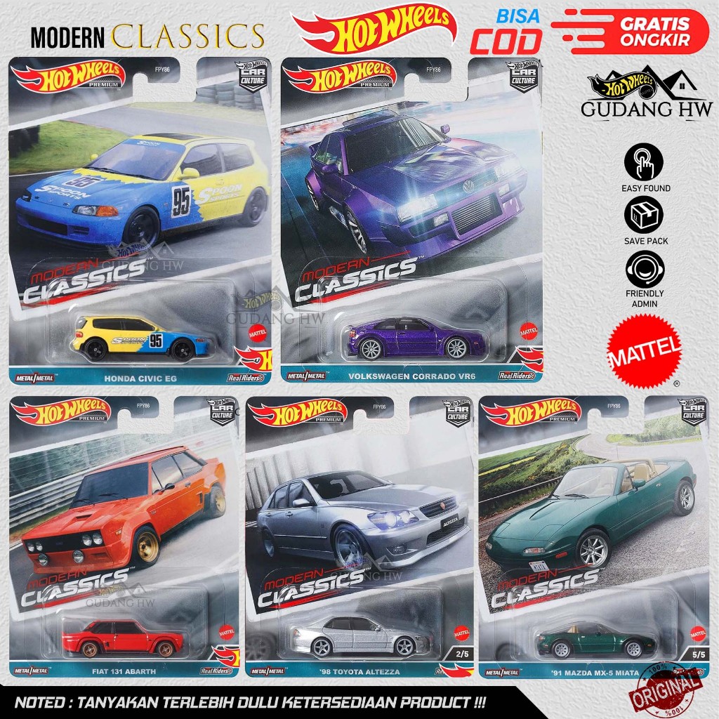 HOT WHEELS PREMIUM MODERN CLASSIC WAVE 4