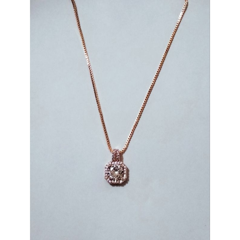 kalung xuping emas permata liontin permata