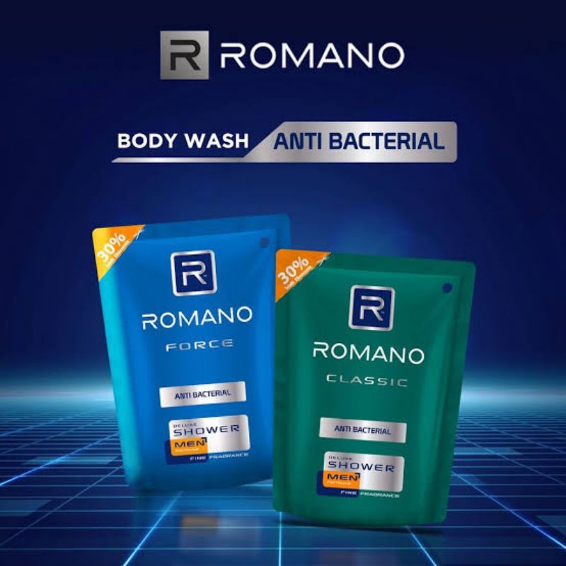 Romano BodyWash Antibacterial Sabun Cair clasic 400 ml