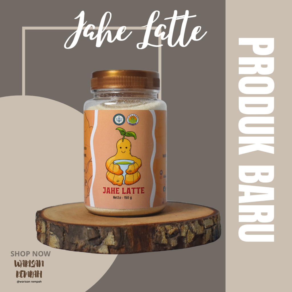 

Jahe Latte 180 gram Murah | Berkualitas 100% Original | Minuman Herbal Instan