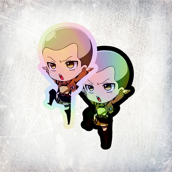 

STICKER HOLOGRAM ANIME CHIBI CONNIE SPRINGER ATTACK ON TITAN (SHINGEKI NO KYOJIN)