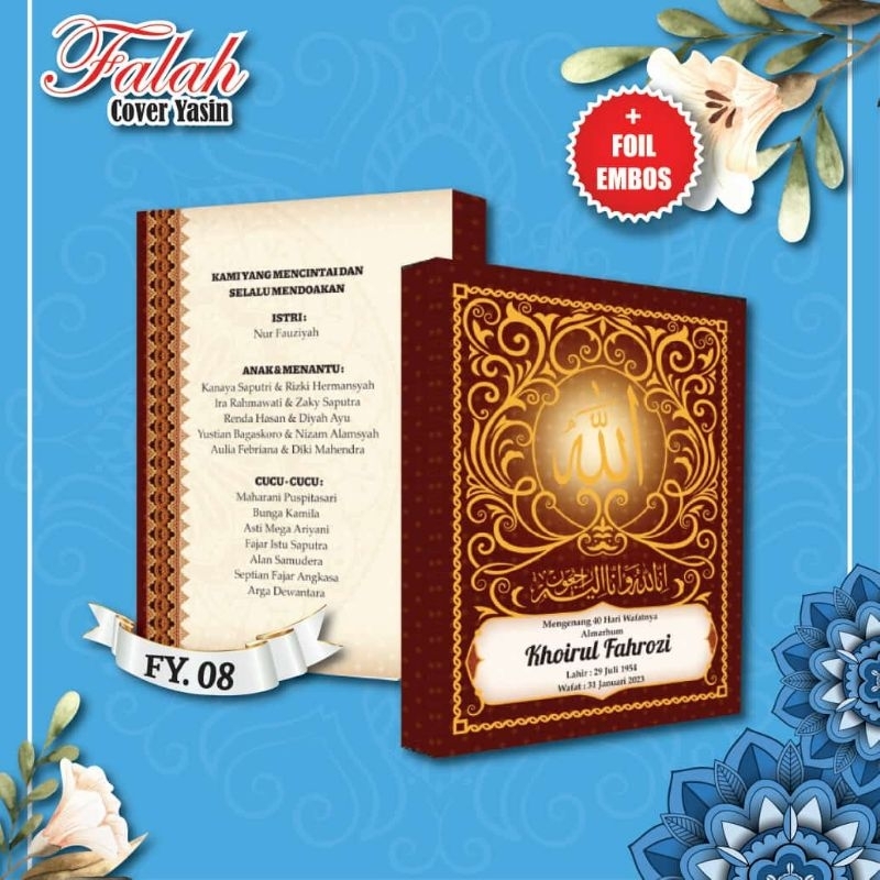 

Cover Yasin Atau Cover Buku Yasin Falah Yasin 08 Harga Grosir Termurah
