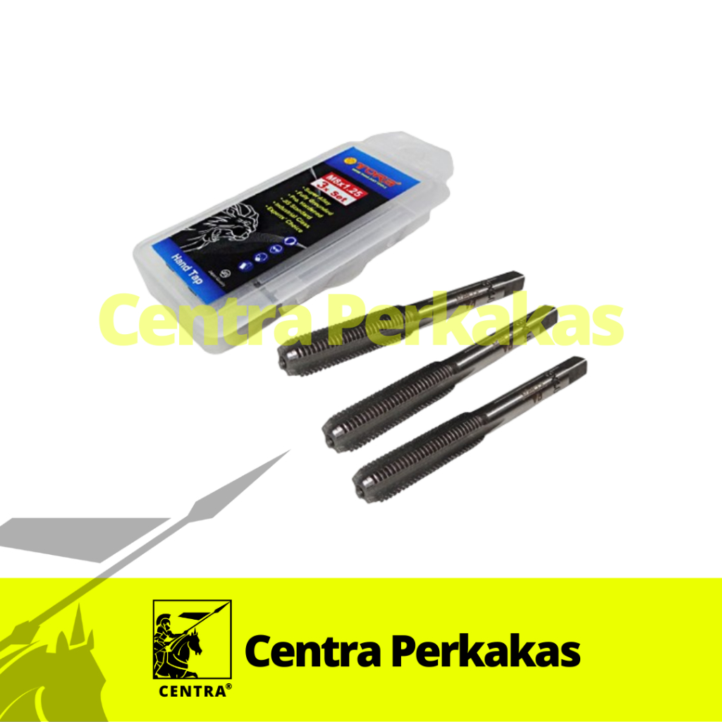 [SET] Mata Tap Ulir Baut M8 x 1.25 Hand Tap 3Pcs