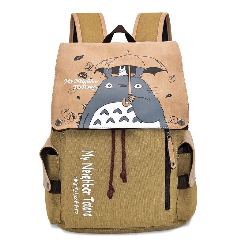Tas Bagpack My Neighbour Totoro Canvas Premium Studio Ghibli