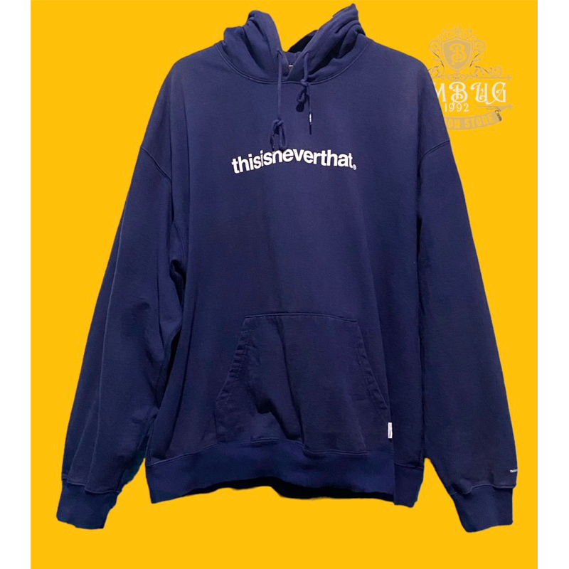 ORIGINAL HOODIE THIS IS NEVER THAT NAVY THISISNEVERTHAT OVERSIZE