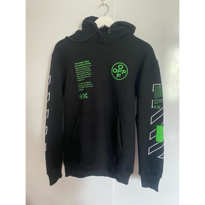 preloved like new off white hoodie original