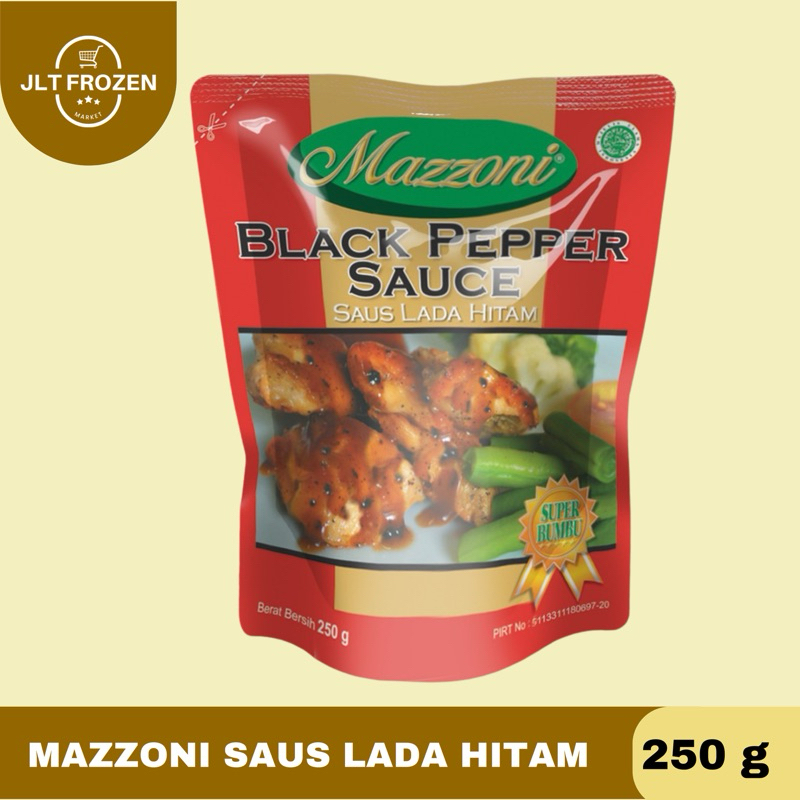 

Mazzoni Blackpapper Sauce / Saus Lada Hitam - 250g