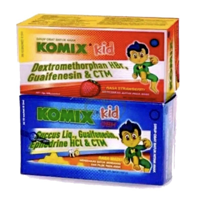 obat batuk komix kid per box
