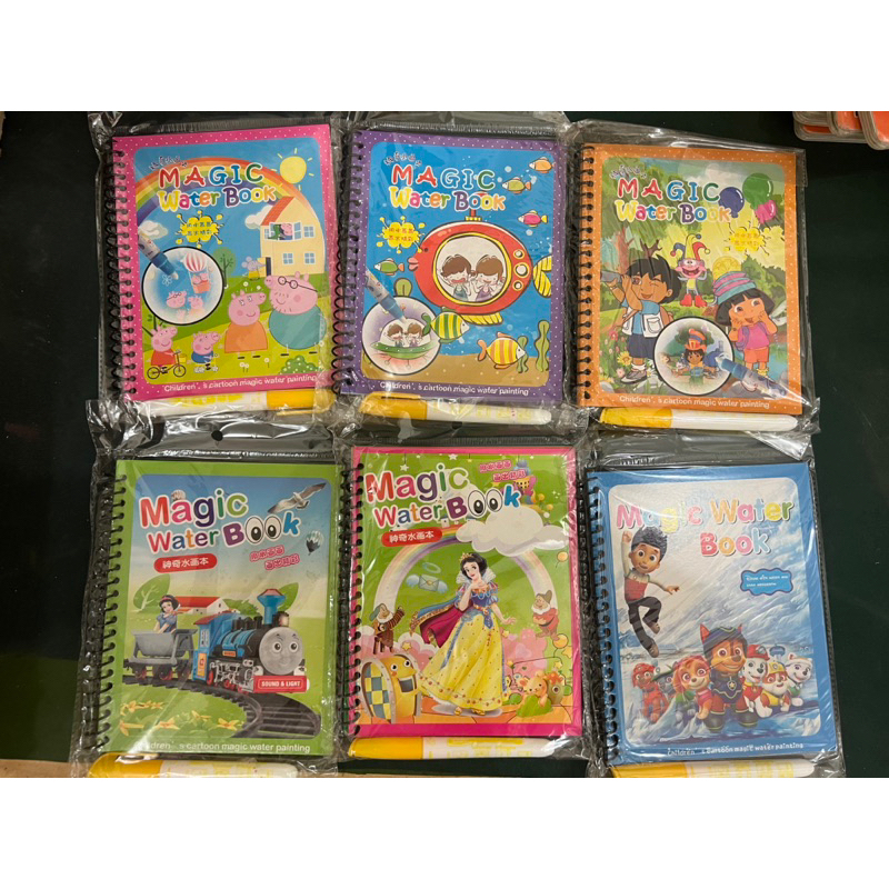 

Magic Water Book Drawing Buku Ajaib Buku Mewarnai
