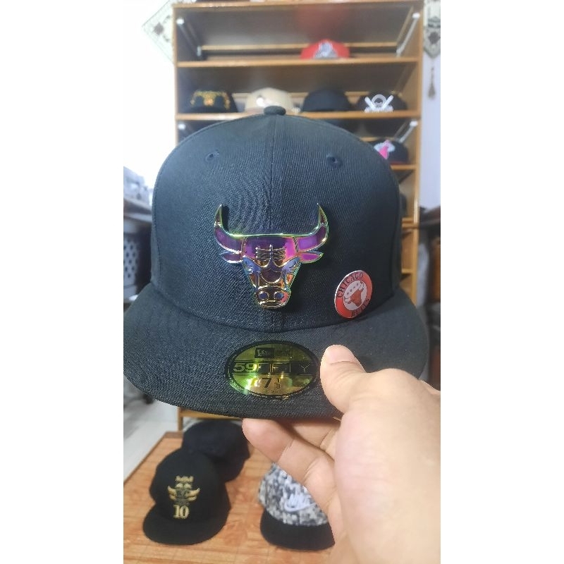 topi new era chicago bulls logo besi original
