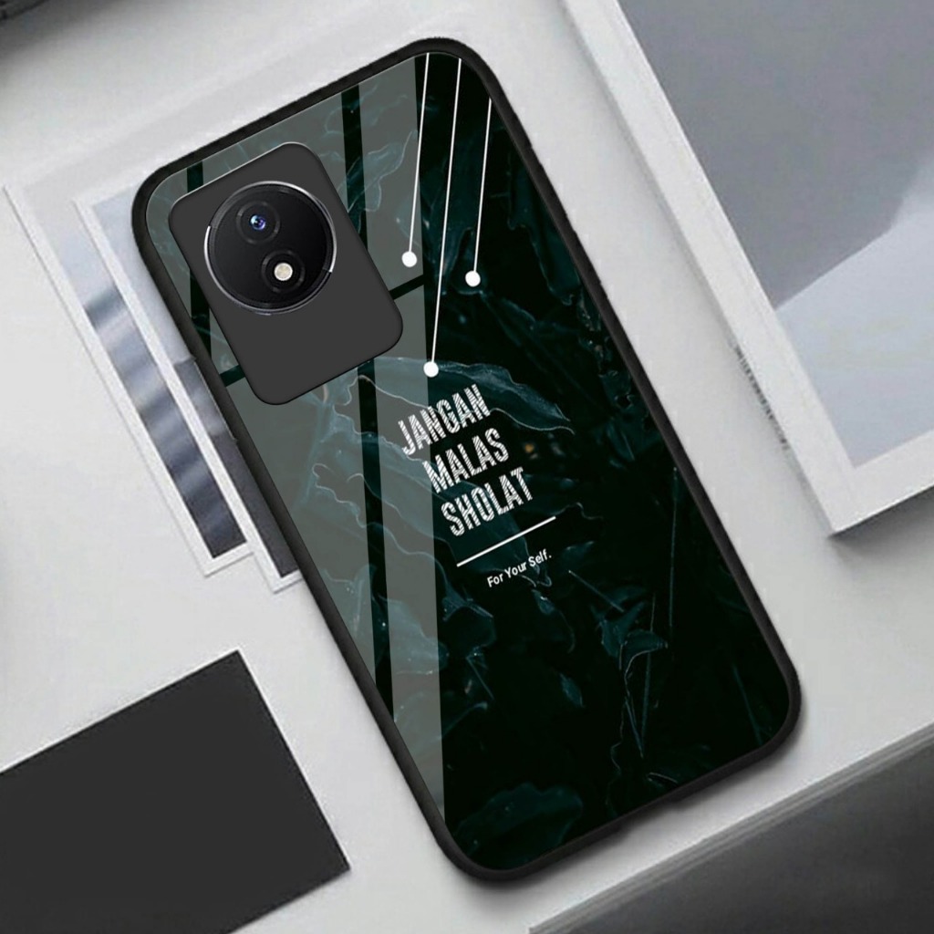 Case Vivo Y02 Y02T - Softcase - Casing terbaru - Softcase kaca Vivo Y02 Y02T (GC17)