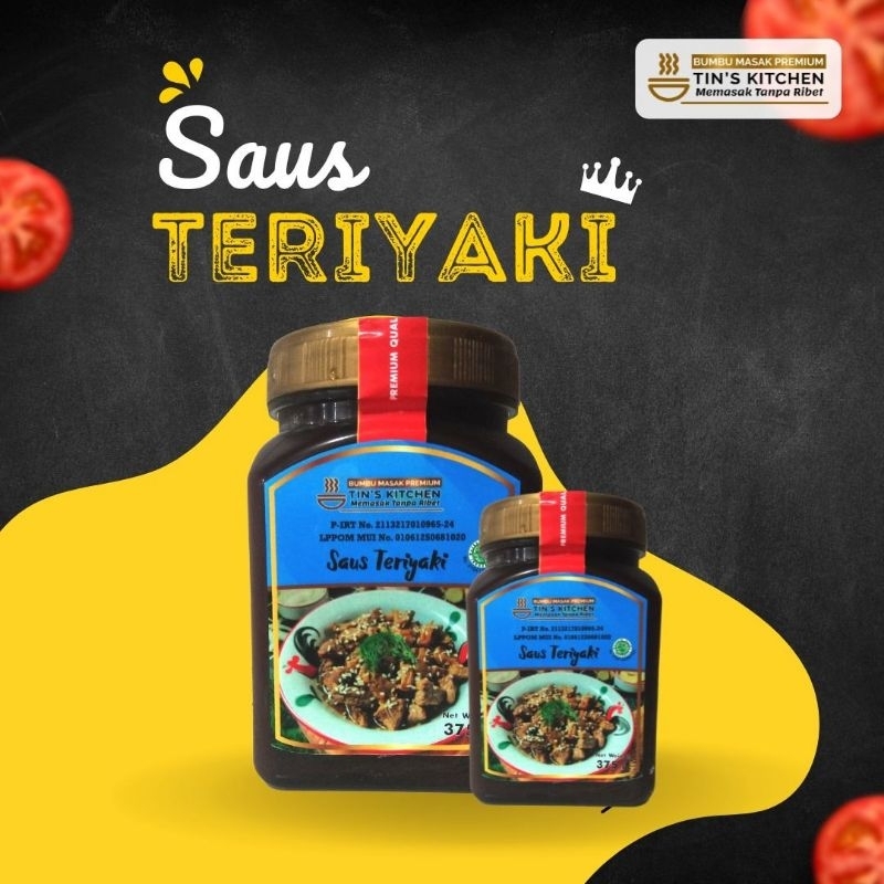 

SAUS TERIYAKI TIN'S KITCHEN bumbu basah teriyaki - bumbu masak teriyaki