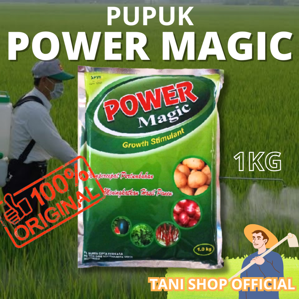 POWER MAGIC PUPUK 1 KG UNTUK PERTUMBUHAN TANAMAN PUPUK AJAIB