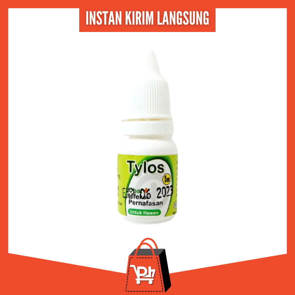 [ Instan 2 Jam ] TYLOS 5ml / Obat Infeksi Saluran Pernafasan Radang Paru Kucing & Anjing