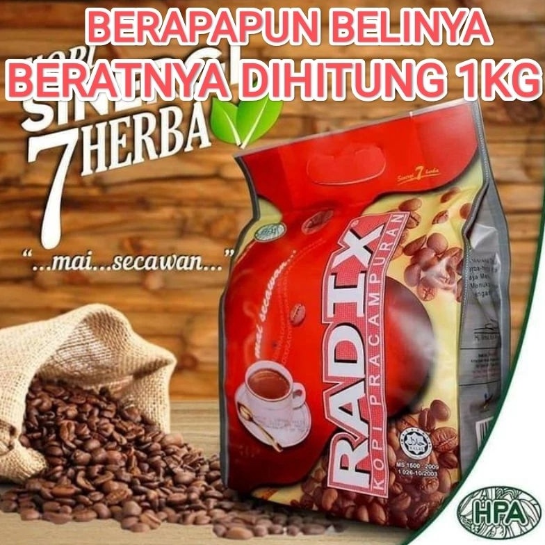 

[0GJ33] kopi radix HPA isi 32 sachet 96