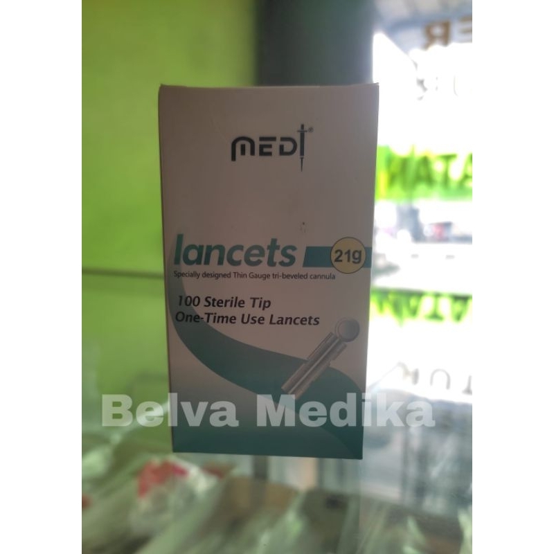 Lancet bekam 21G Medi/jarum bekam 21G/blood lancet bekam isi 100