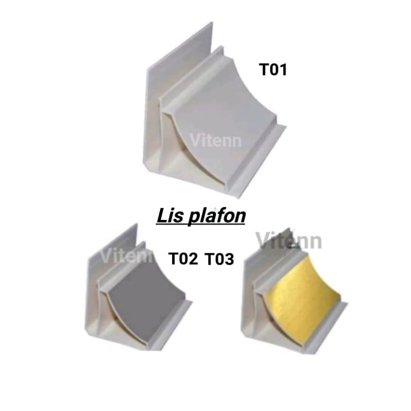 Lis plafon / sudut plafon pvc