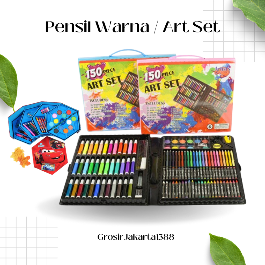 

Pensil Warna Oil Pastel 86 Pcs , 48 Pcs Dan 42 Pcs Crayon Set / Spidol Warna Pensil Warna Lengkap