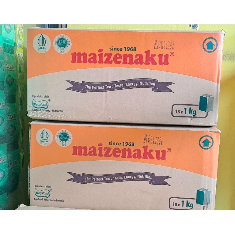 

Tepung Maizena / Maizenaku 1kg 1 karton isi 18pcs EKSPEDISI