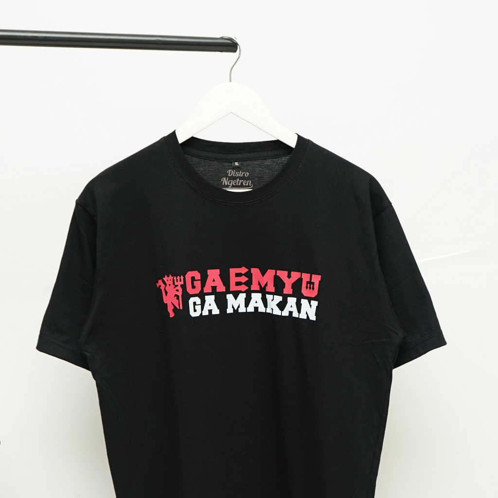 Distro Ngetren - Kaos Ga Emyu Ga Makan - Kaos Emyu