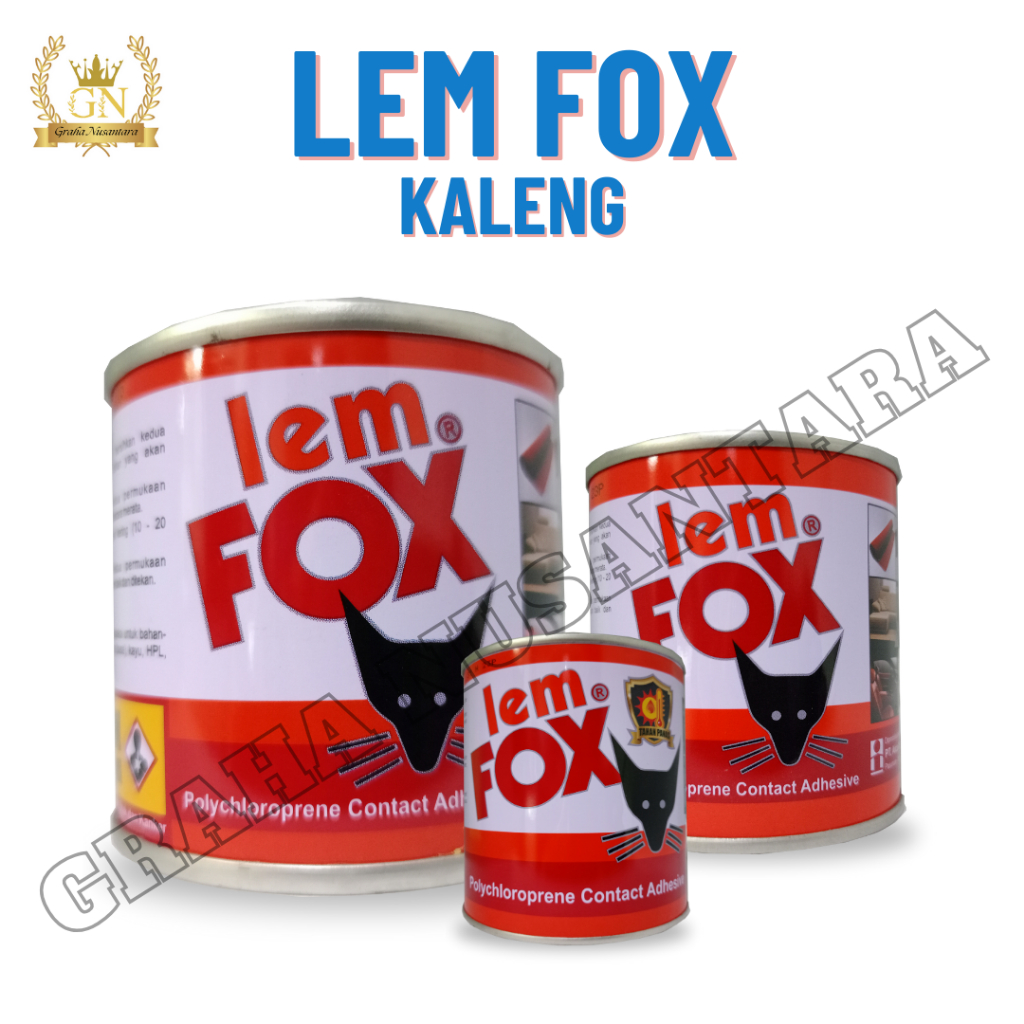 Lem Fox Kuning 70gr/Lem Fox Kaleng/Lem Sepatu