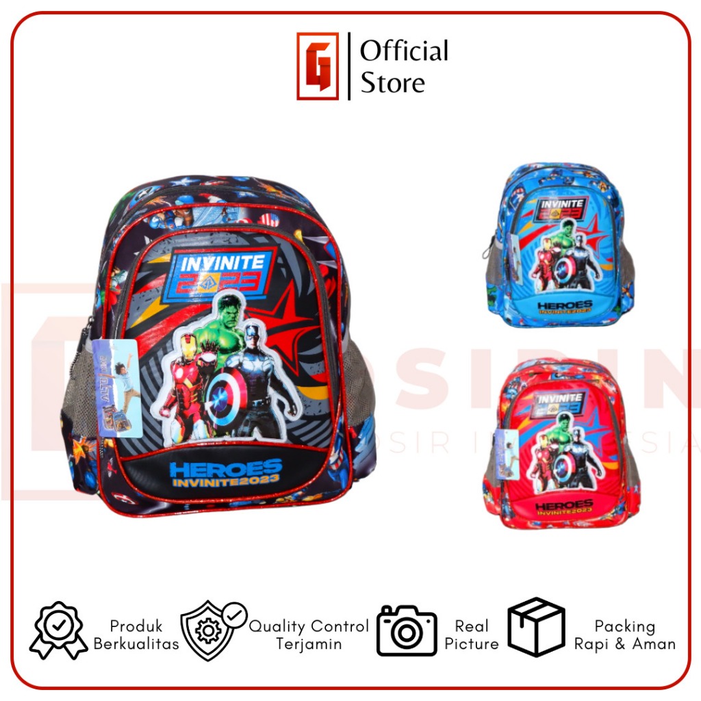 Grosirinaja Official Tas Sekolah Alto Anak Laki Laki TK Karakter